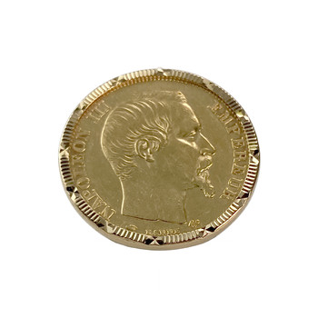 Bague d'occasion or 750 jaune pièce