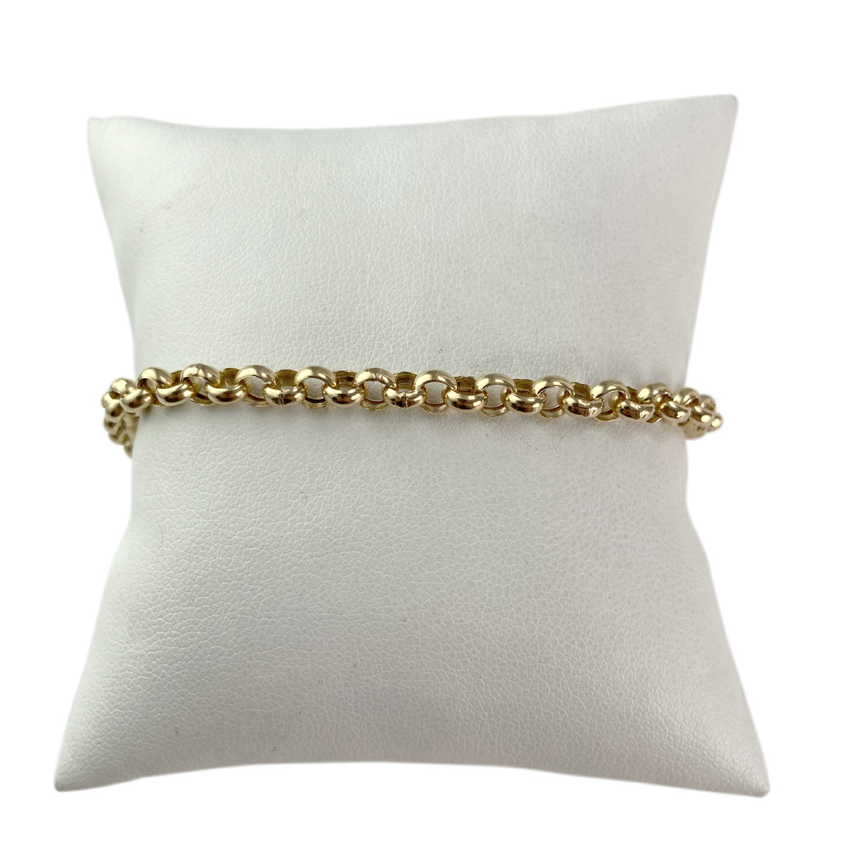 Bracelet d'occasion or 750 jaune jaseron