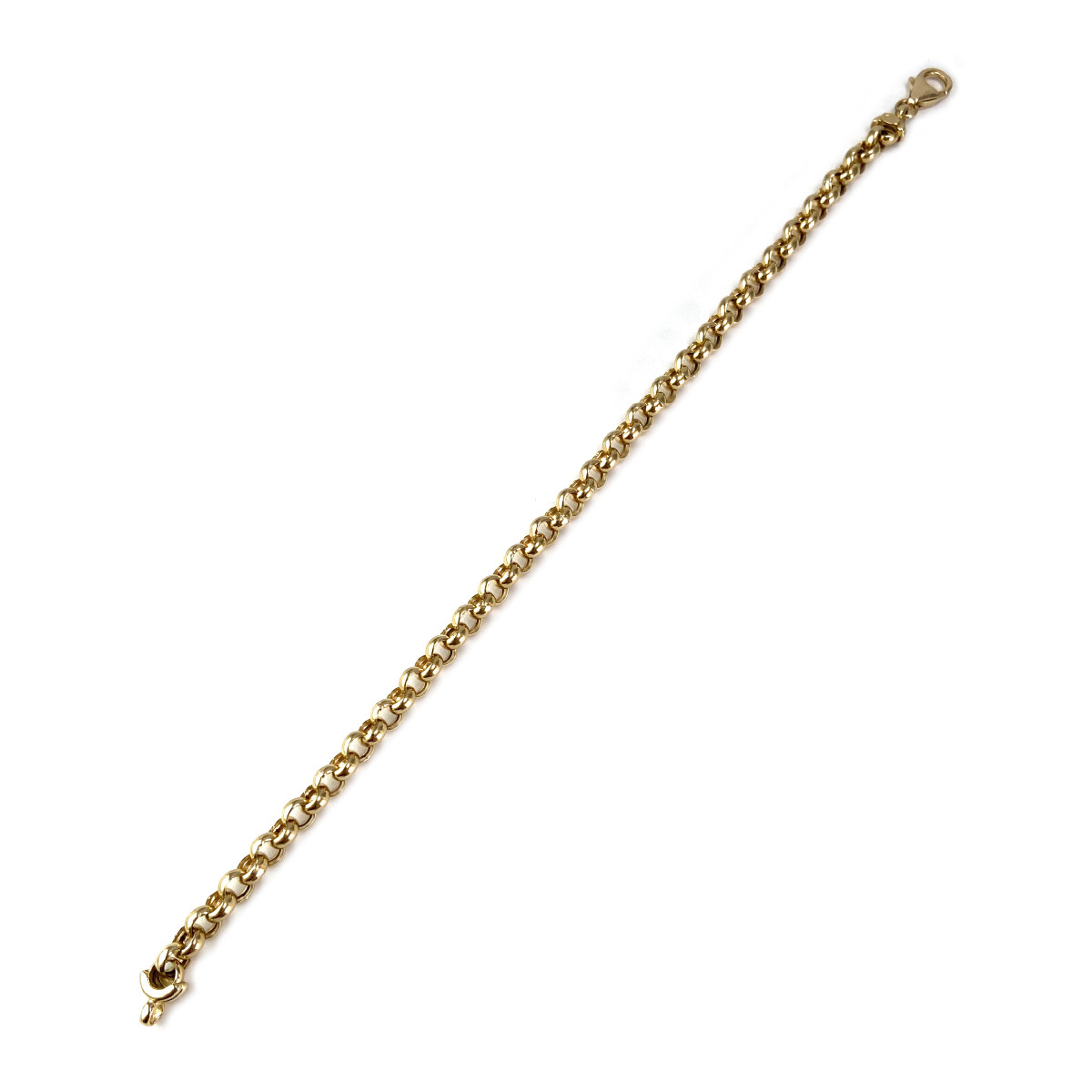Bracelet d'occasion or 750 jaune jaseron - vue 2
