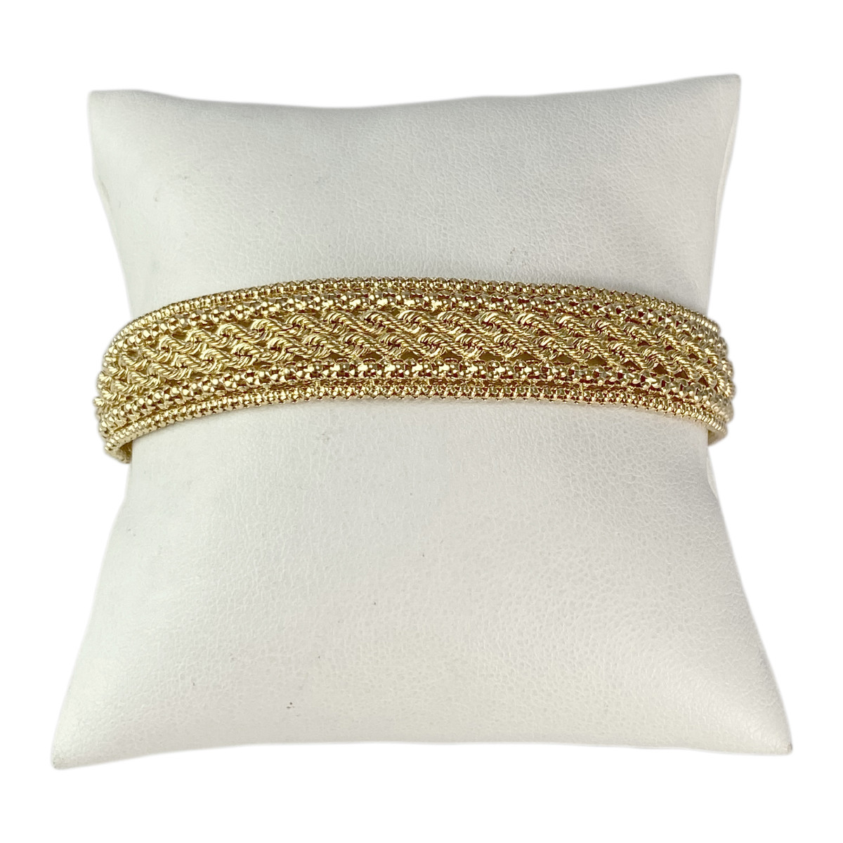 Tweedehands armband 750 geelgoud