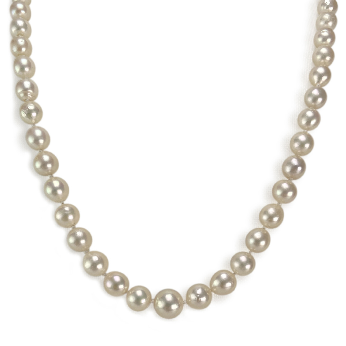 Collier d'occasion argent 925 perle de culture du japon