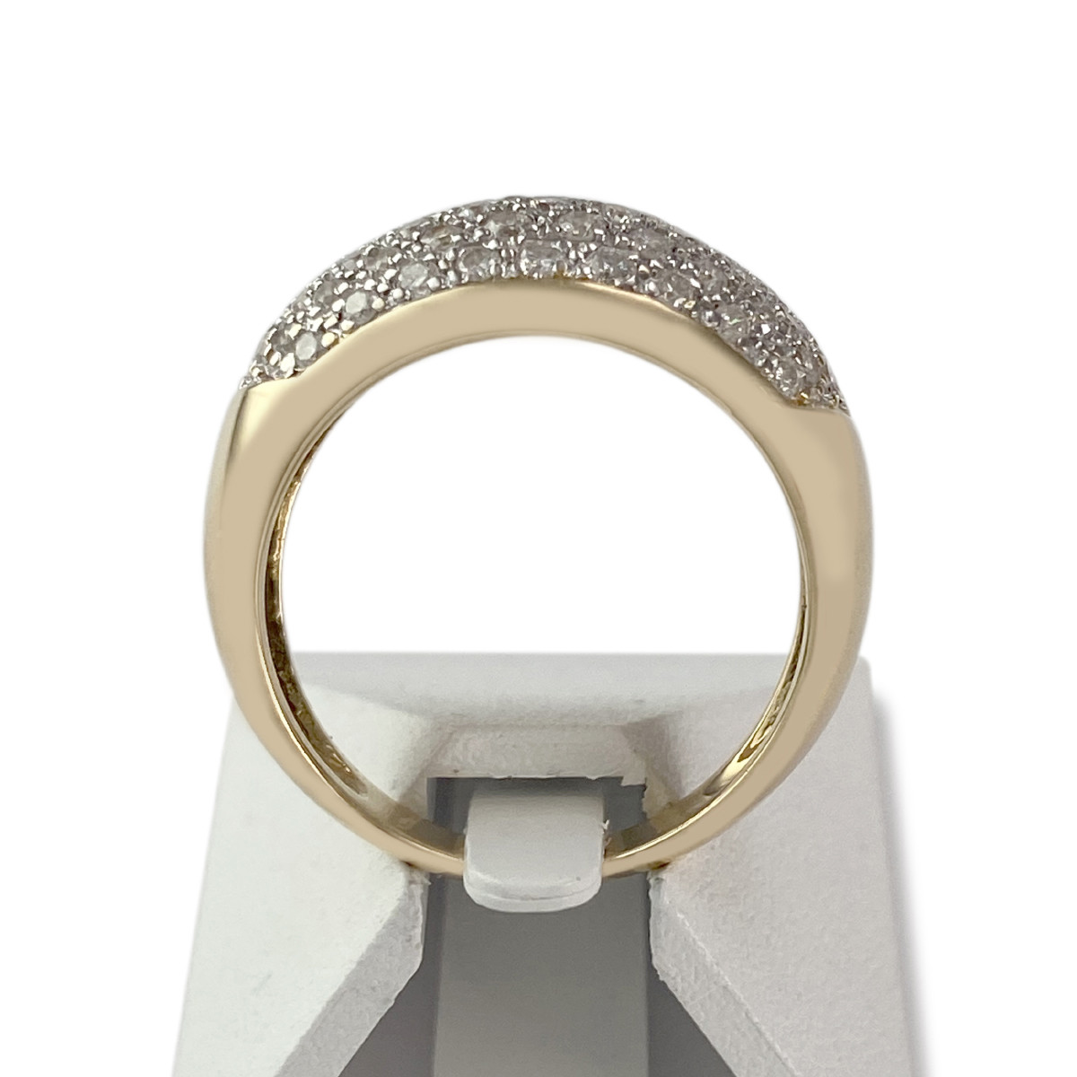 Bague d'occasion or 750 jaune diamant - vue 3