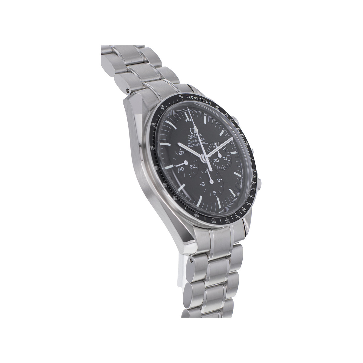 Second hand watch OMEGA Speedmaster men mechanical steel bracelet - view 2