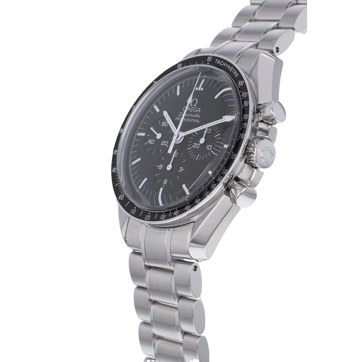 Second hand watch OMEGA Speedmaster men mechanical steel bracelet - view D2