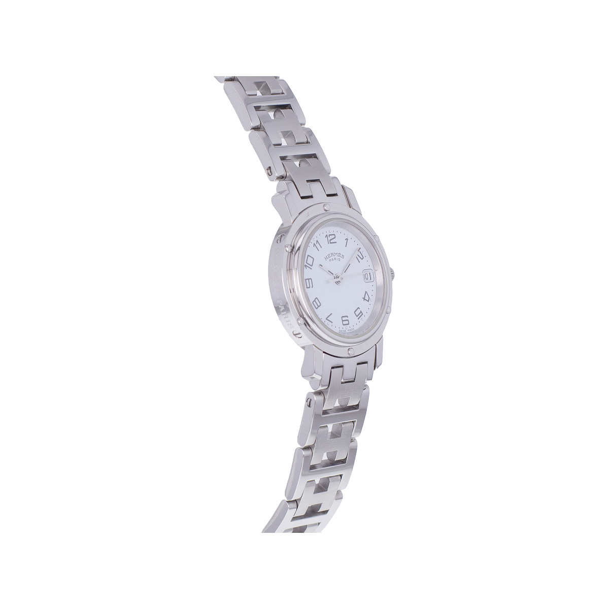 HERMES Clipper dameshorloge quartz roestvrij stalen armband - bekijk 2