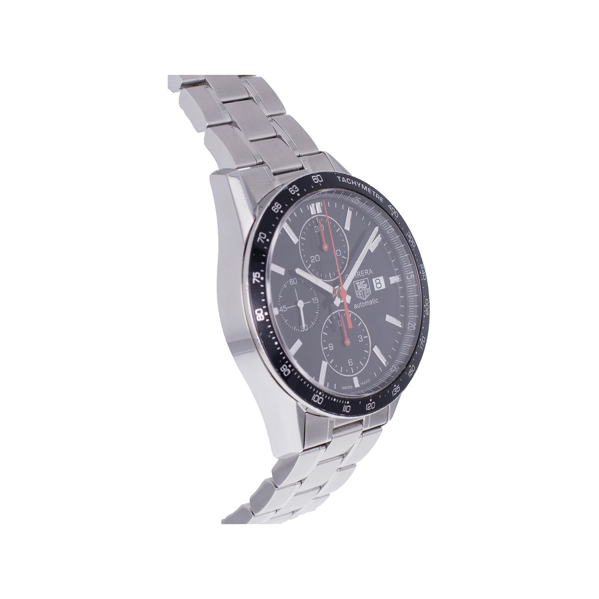 Second hand watch TAG HEUER Carrera men automatic steel bracelet - view 2