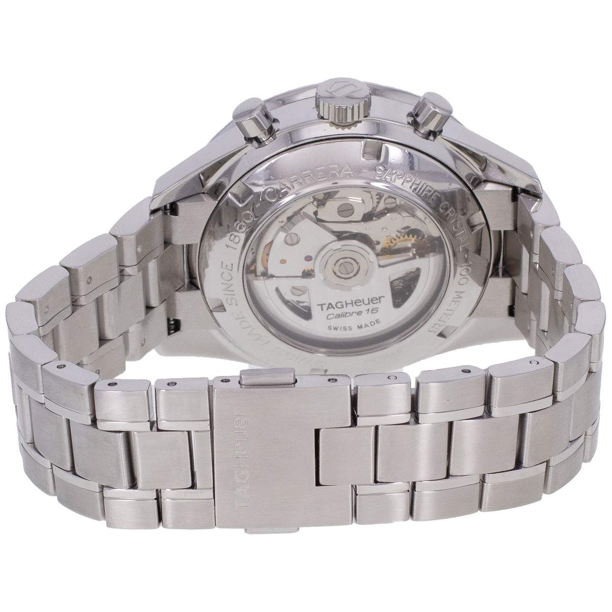 Second hand watch TAG HEUER Carrera men automatic steel bracelet - view 3