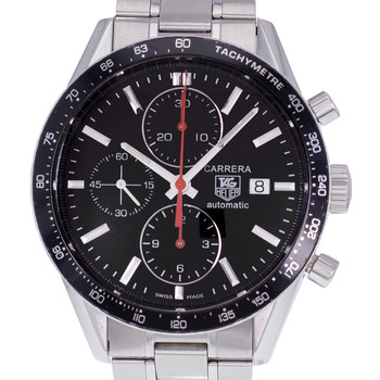 Montre d'occasion TAG HEUER Carrera homme automatique bracelet acier