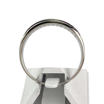 Bague d'occasion or 750 blanc diamant