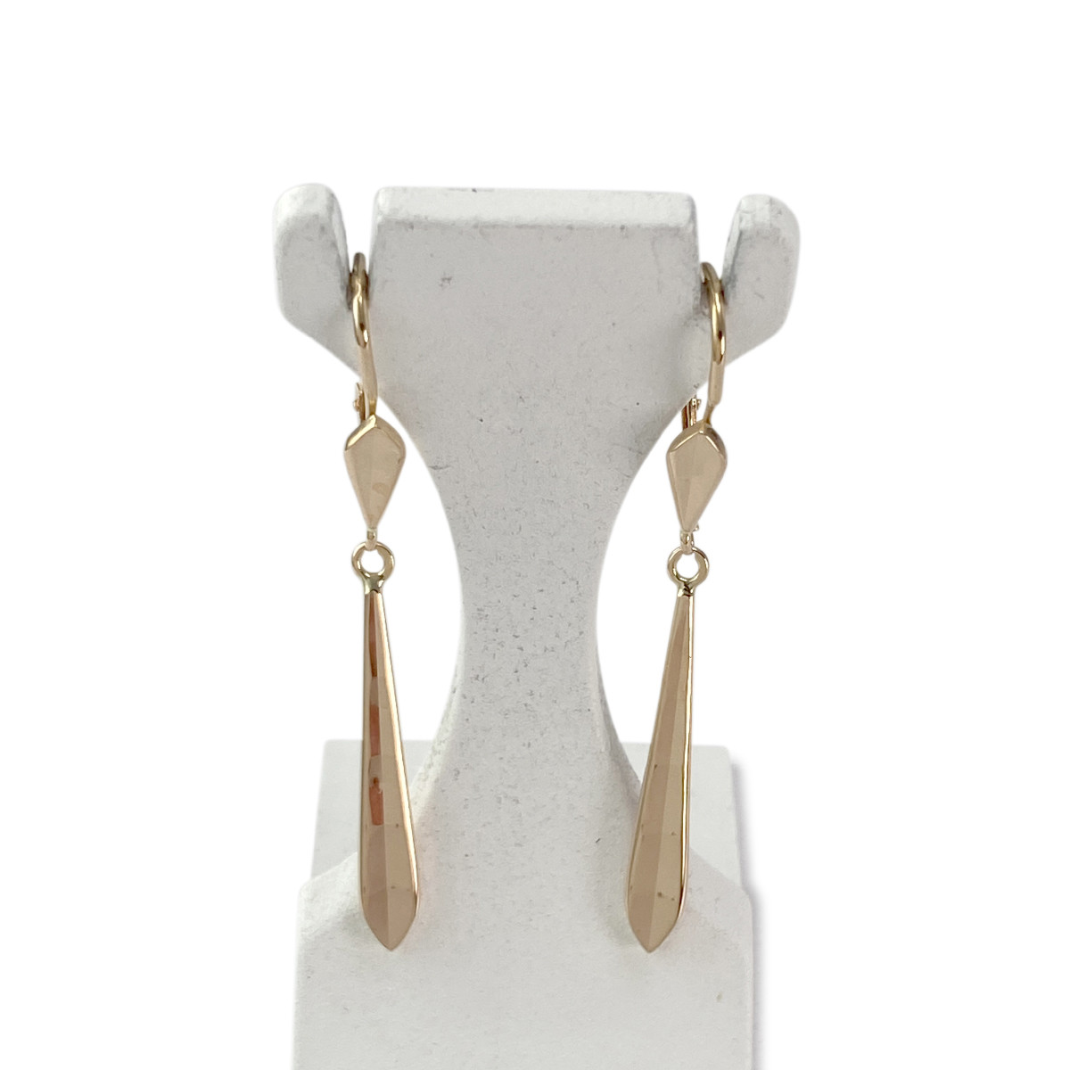 Boucles d'oreilles d'occasion or 750 jaune
