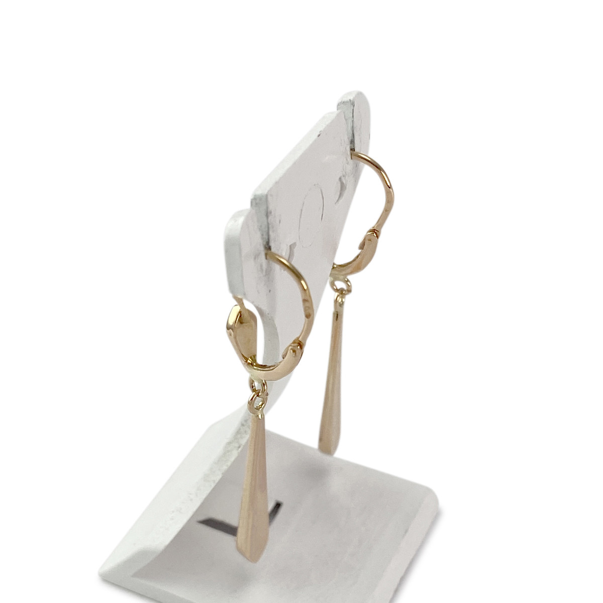 Boucles d'oreilles d'occasion or 750 jaune - vue 2