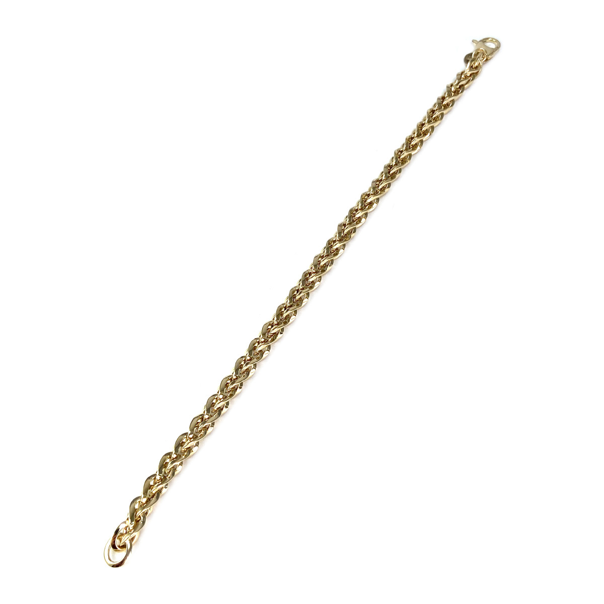 Bracelet d'occasion or 750 jaune maille fantaisie - vue 2