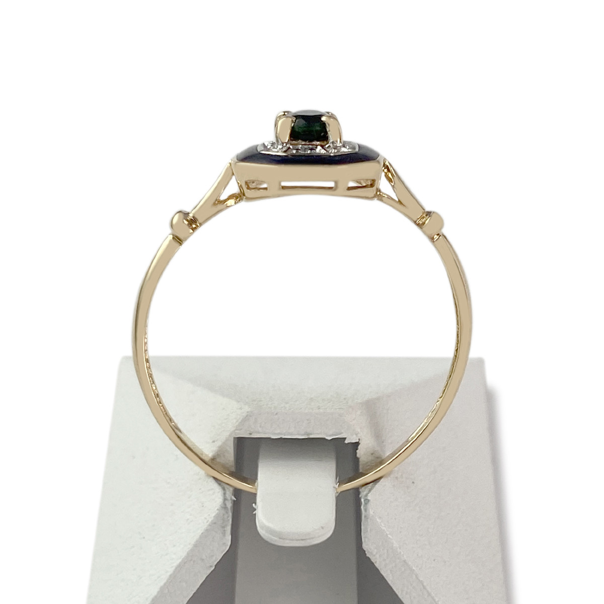 Bague d'occasion or 750 jaune saphir - vue 3
