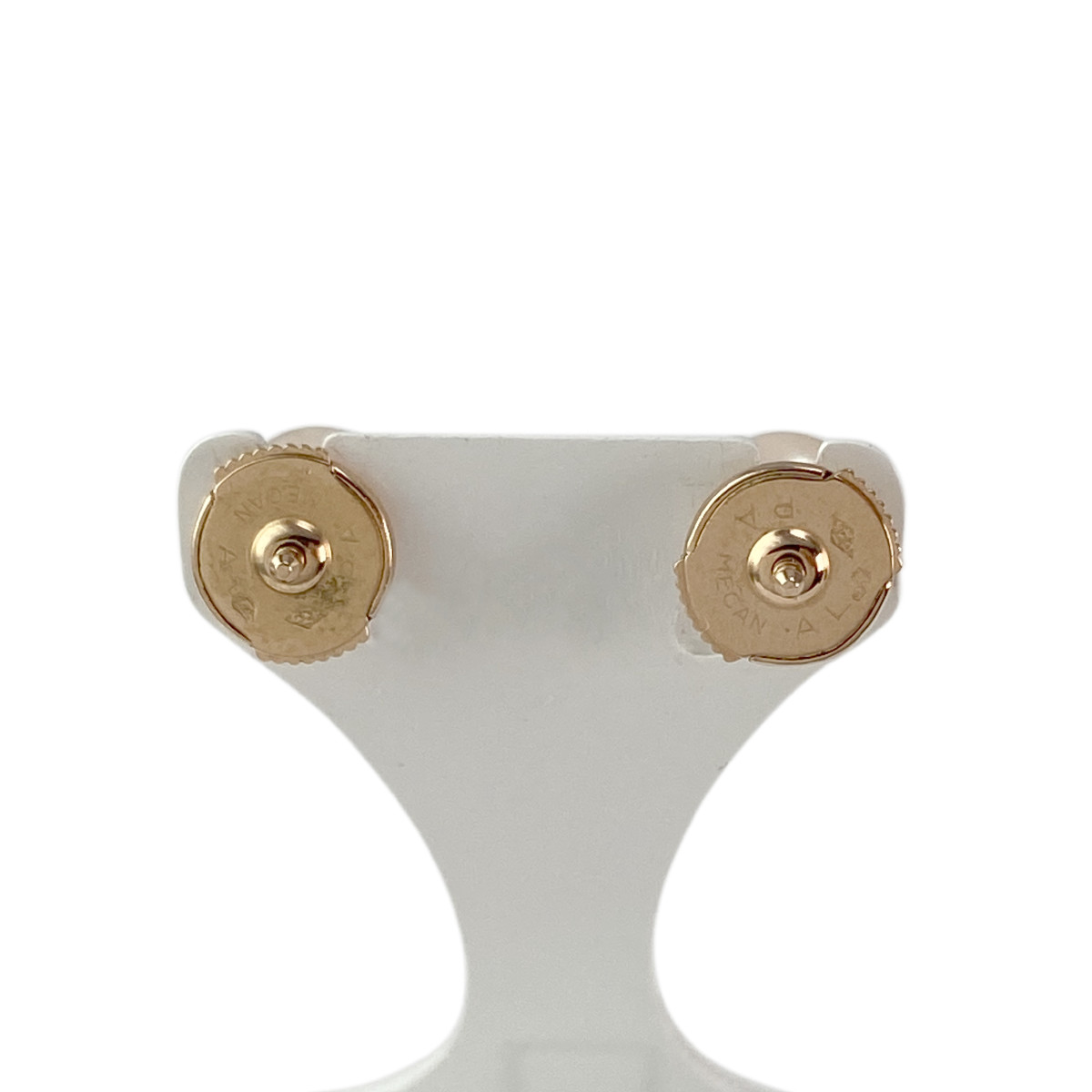 Boucles d'oreilles d'occasion or 750 jaune perle de culture - vue 3