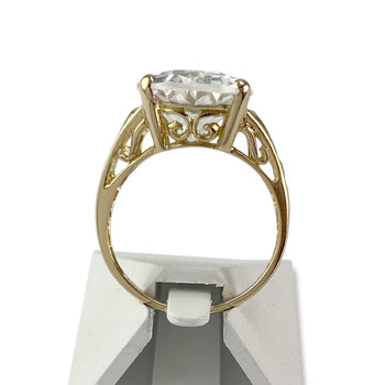 Bague d'occasion or 750 jaune zirconia