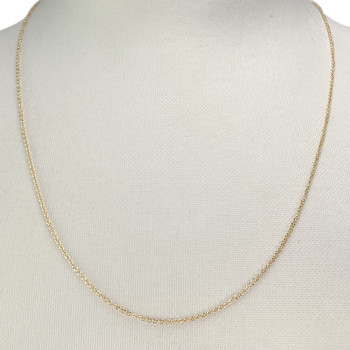 Chaîne d'occasion or 750 jaune maille forcat