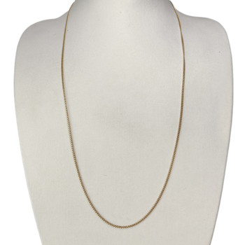 Chaîne d'occasion or 750 jaune maille forcat