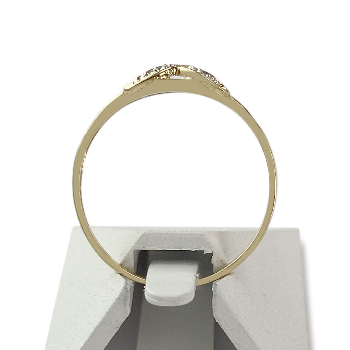 Bague d'occasion or 750 jaune diamant - vue 3