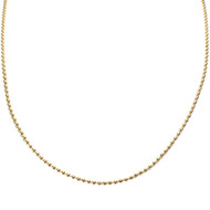 Collier d'occasion or 750 jaune maille boule
