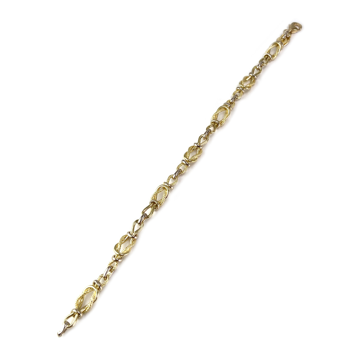 Second hand bracelet 750 yellow gold - view 2