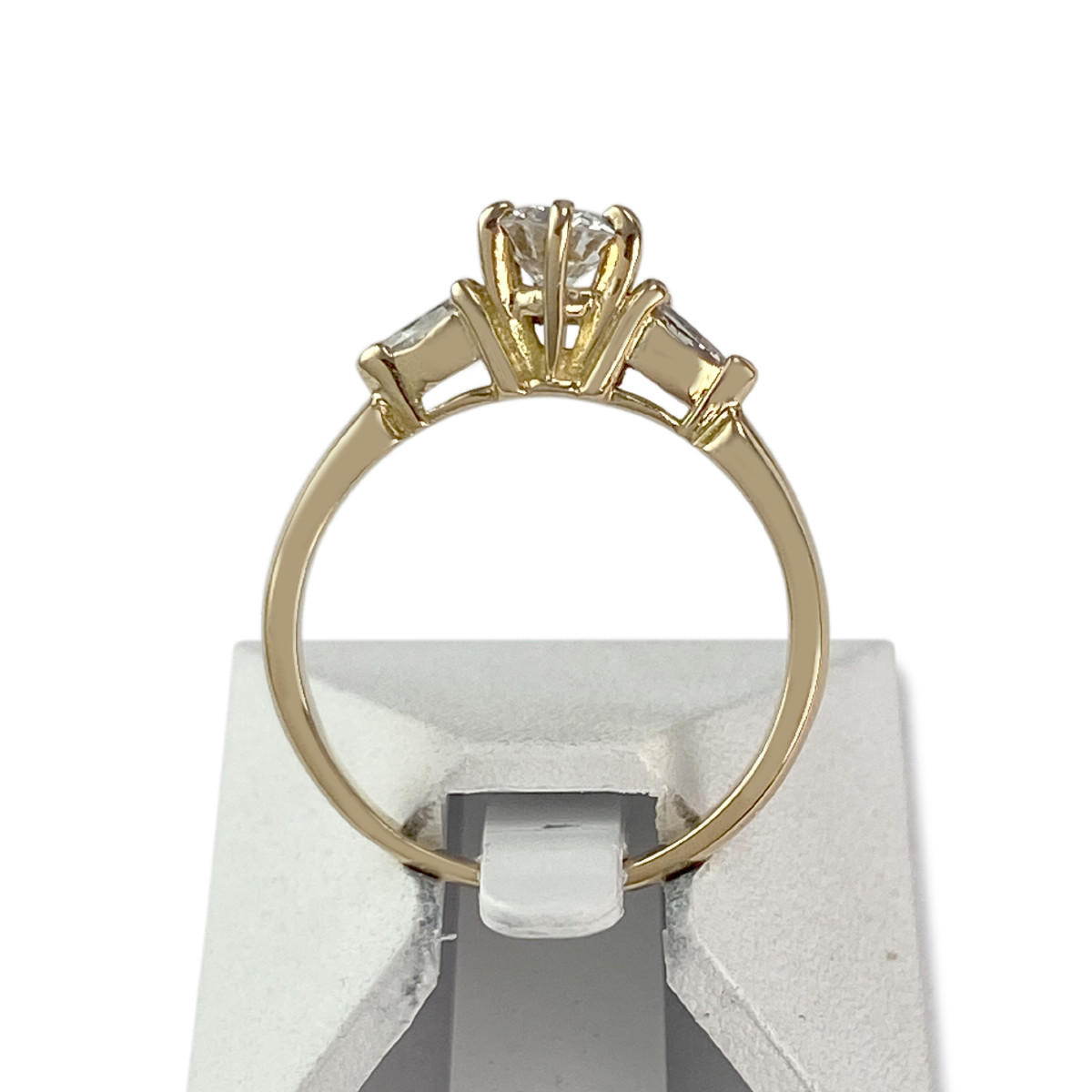 Bague d'occasion or 750 jaune diamant diamant - vue 3