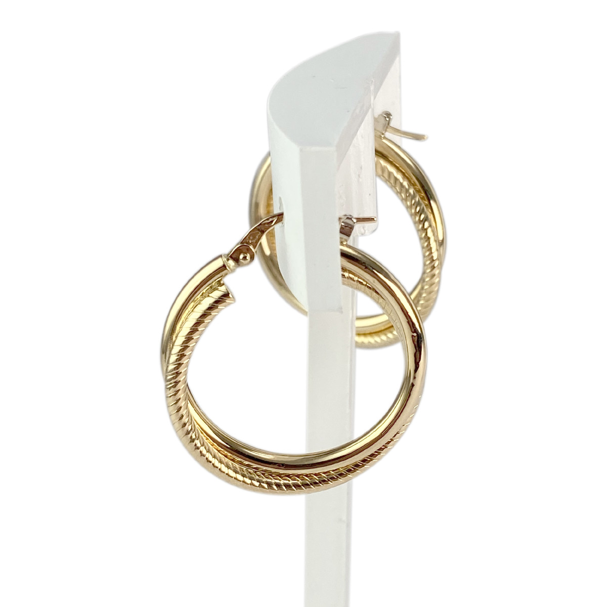 Créoles d'occasion gold 750 jaune - view 2