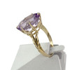 Bague d'occasion or 750 jaune amethyste - vue V2