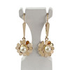 Boucles d'oreilles d'occasion or 750 jaune perle de culture - vue V1