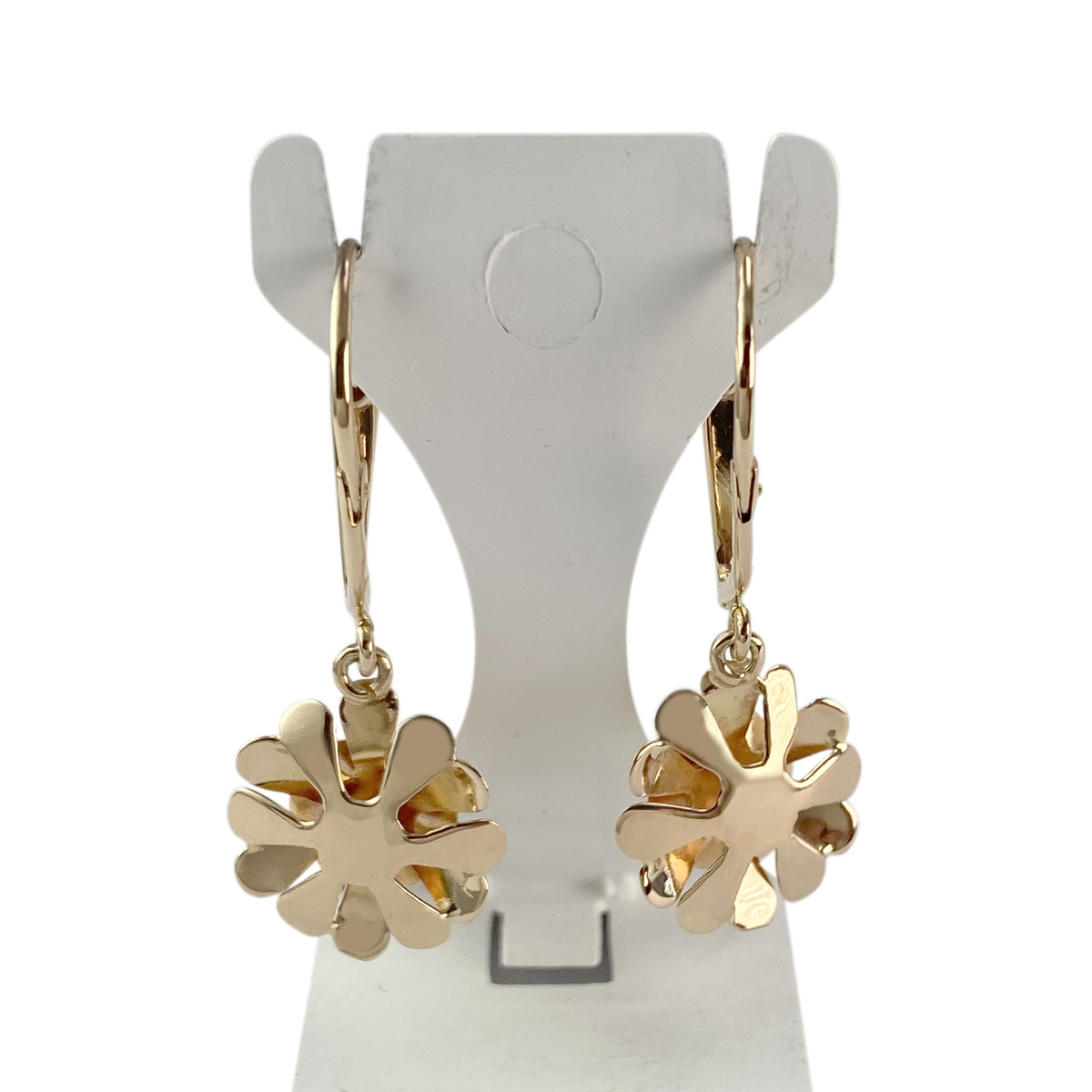 Boucles d'oreilles d'occasion or 750 jaune perle de culture - vue 3