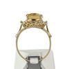 Tweedehands goud 750 gele citrien ring - bekijk V3