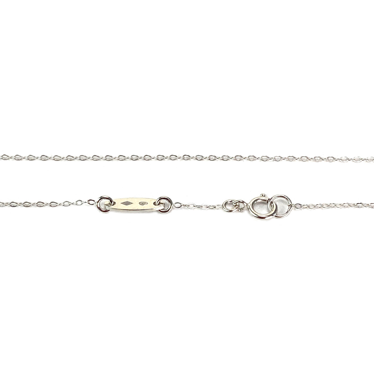 Collier d'occasion or 750 blanc diamant DSI1 0.20ct - vue 3