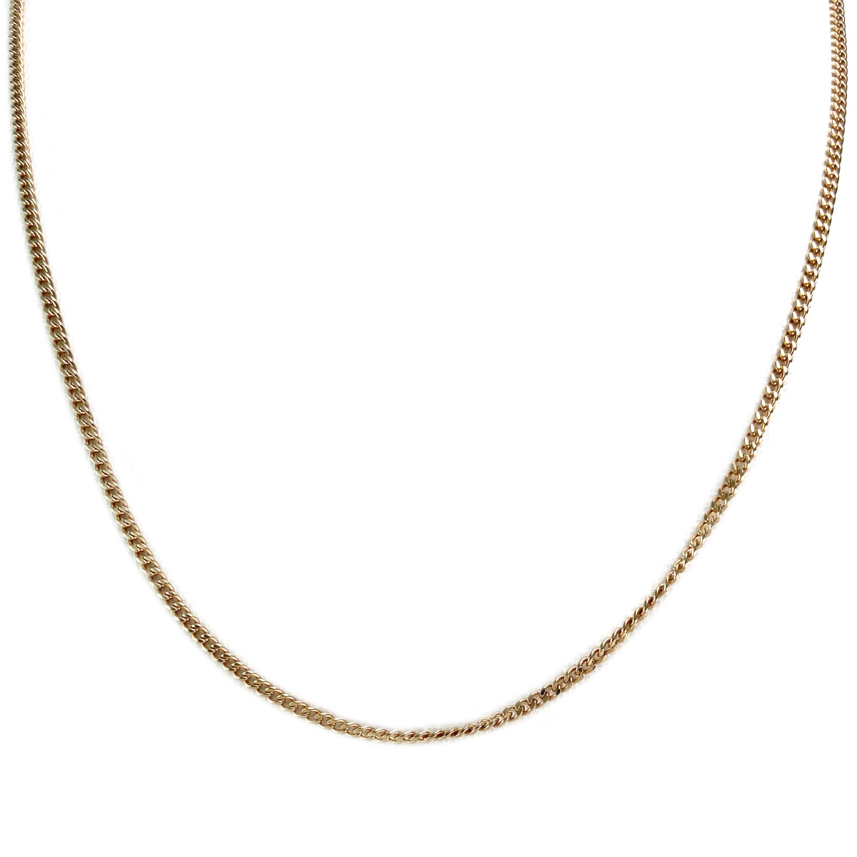 Chaîne d'occasion or 750 jaune maille gourmette