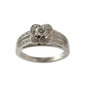 Second-hand MAUBOUSSIN ring 750 white gold diamonds