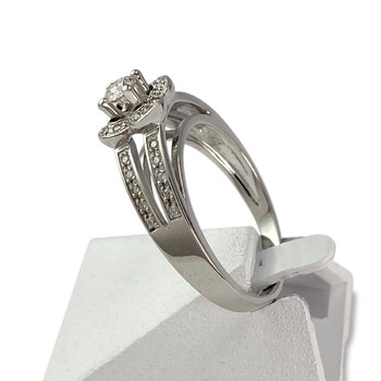 Second-hand MAUBOUSSIN ring 750 white gold diamonds