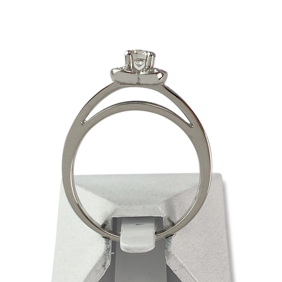 Bague MAUBOUSSIN d'occasion or 750 blanc diamants - vue 3