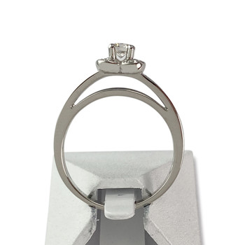 Second-hand MAUBOUSSIN ring 750 white gold diamonds