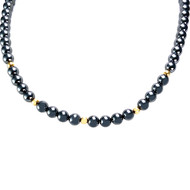 Collier d'occasion or 750 jaune hematite