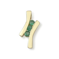 Pendentif d'occasion or 750 jaune emeraude
