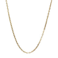 Chaîne d'occasion or 750 jaune maille forcat