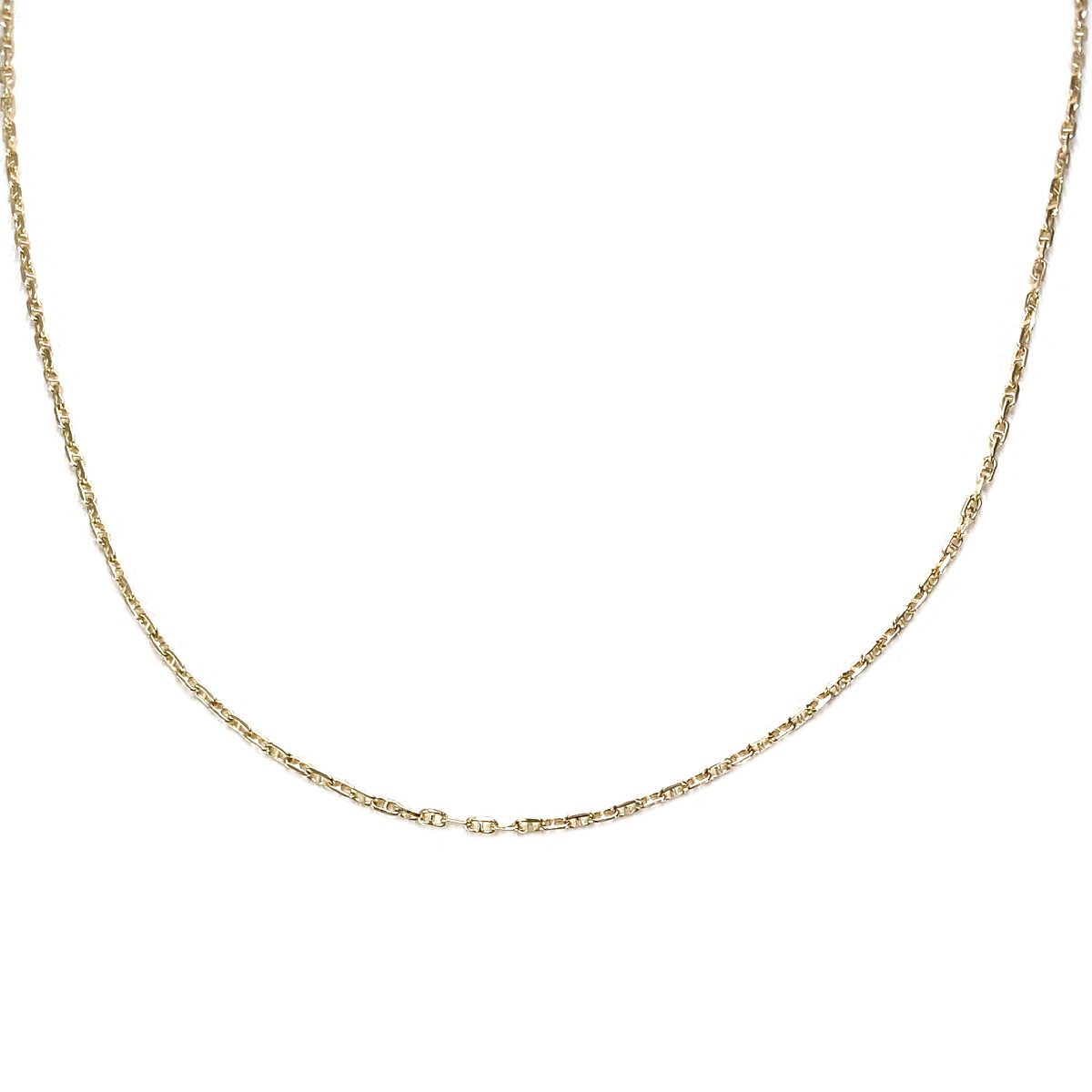 Chaîne d'occasion or 750 jaune maille fantaisie