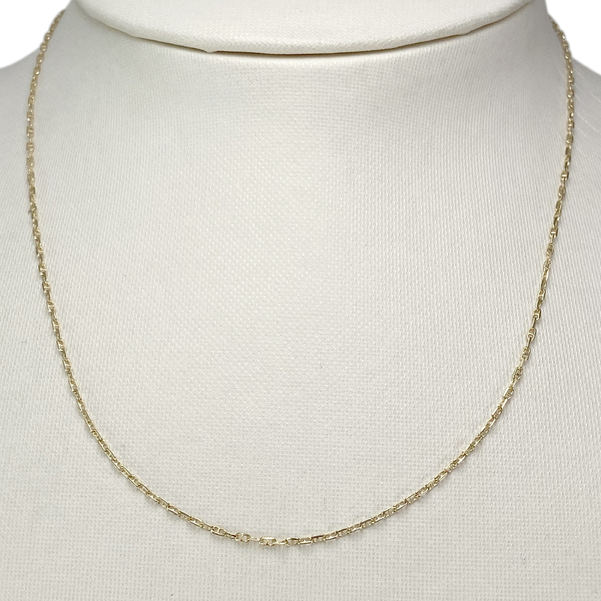 Chaîne d'occasion or 750 jaune maille fantaisie - vue 2