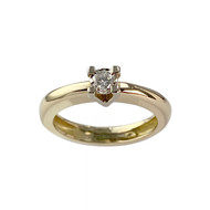 Bague d'occasion or 750 jaune diamant