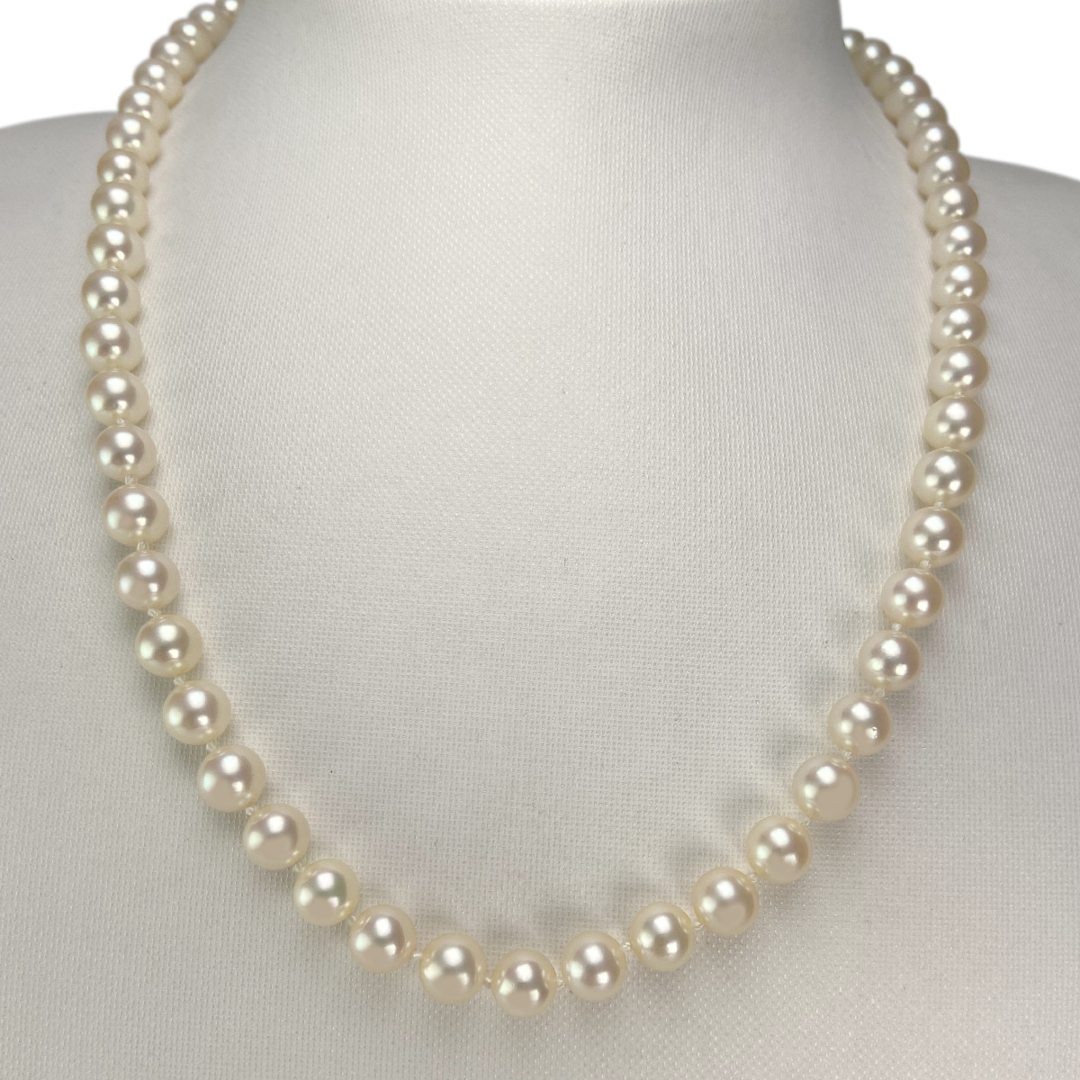 Collier d'occasion or 750 jaune perle de culture du japon - vue 2