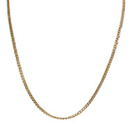 Chaîne d'occasion or 750 jaune maille gourmette