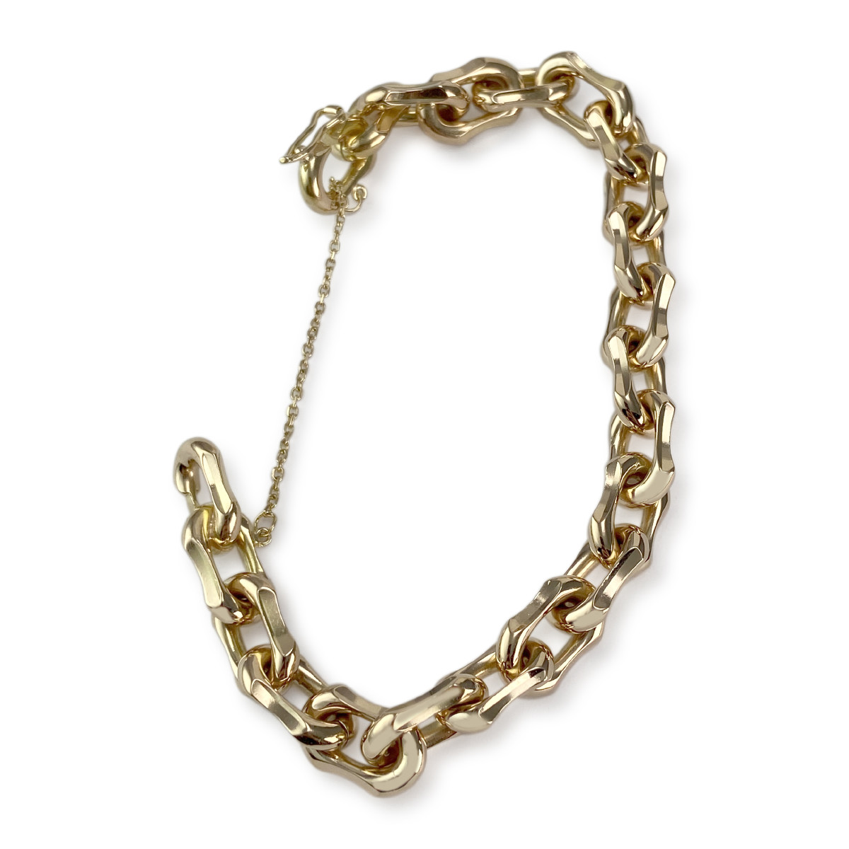 Tweedehands armband in 750 geel goud - bekijk 2