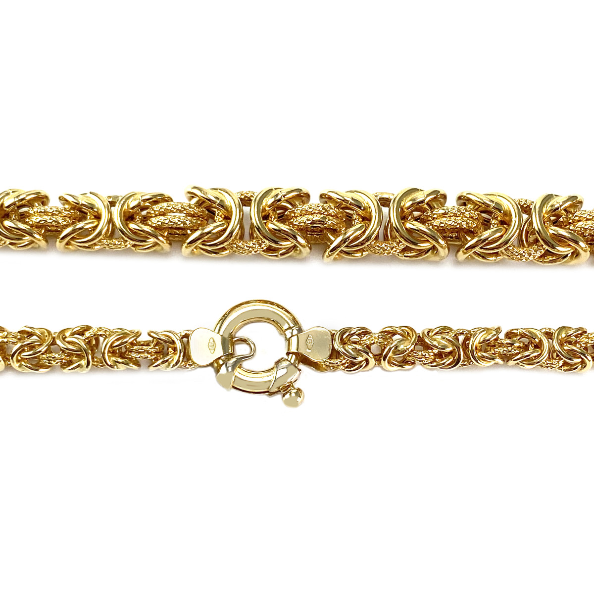 Secondhand necklace in 750 yellow gold - view 3