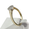 Tweedehands gouden 750 gele diamanten ring - vue V2