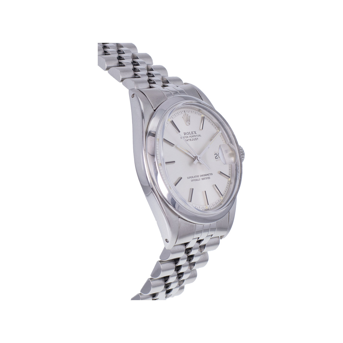 Montre d'occasion ROLEX DateJust homme mouvement automatique certifié (cosc) bracelet acier - vue 2