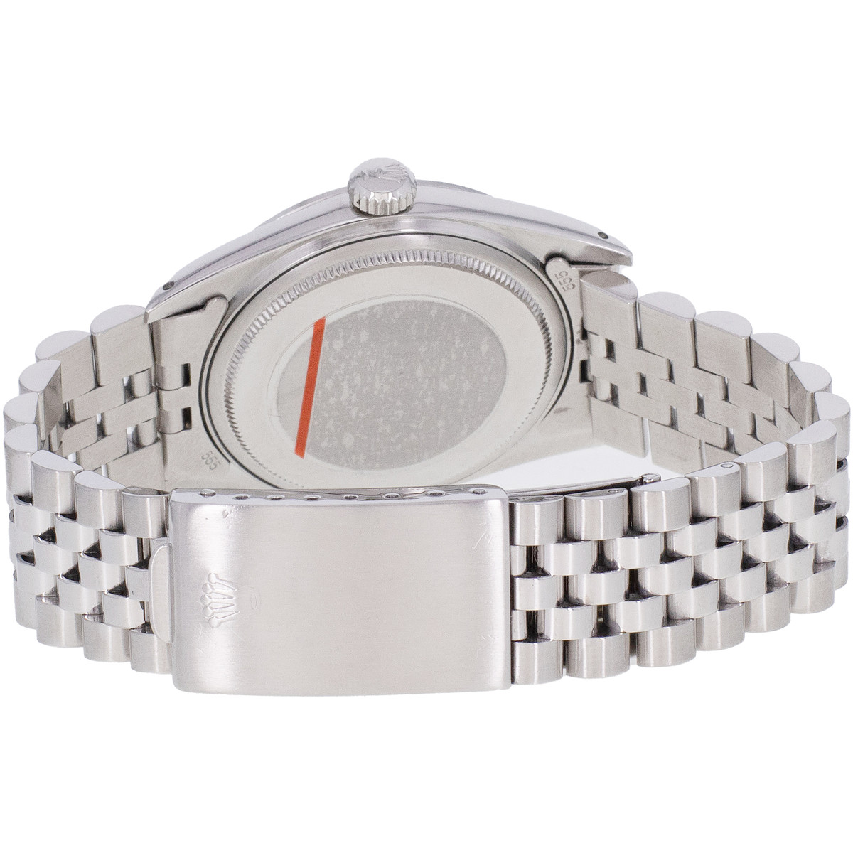 Montre d'occasion ROLEX DateJust homme mouvement automatique certifié (cosc) bracelet acier - vue 3