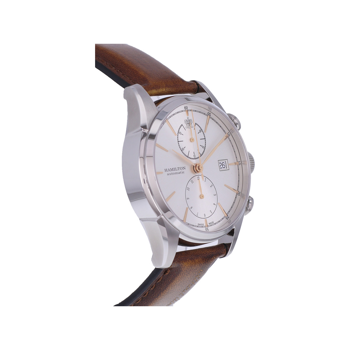 Tweedehands horloge HAMILTON American Classic man automatisch origineel lederen band - bekijk 2